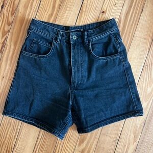 Zara mom shorts black